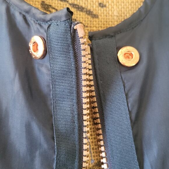 XS Sweaty Betty 3 In 1 Navy Blue Parka Hooded Winter Coat - Picture 7 of 9